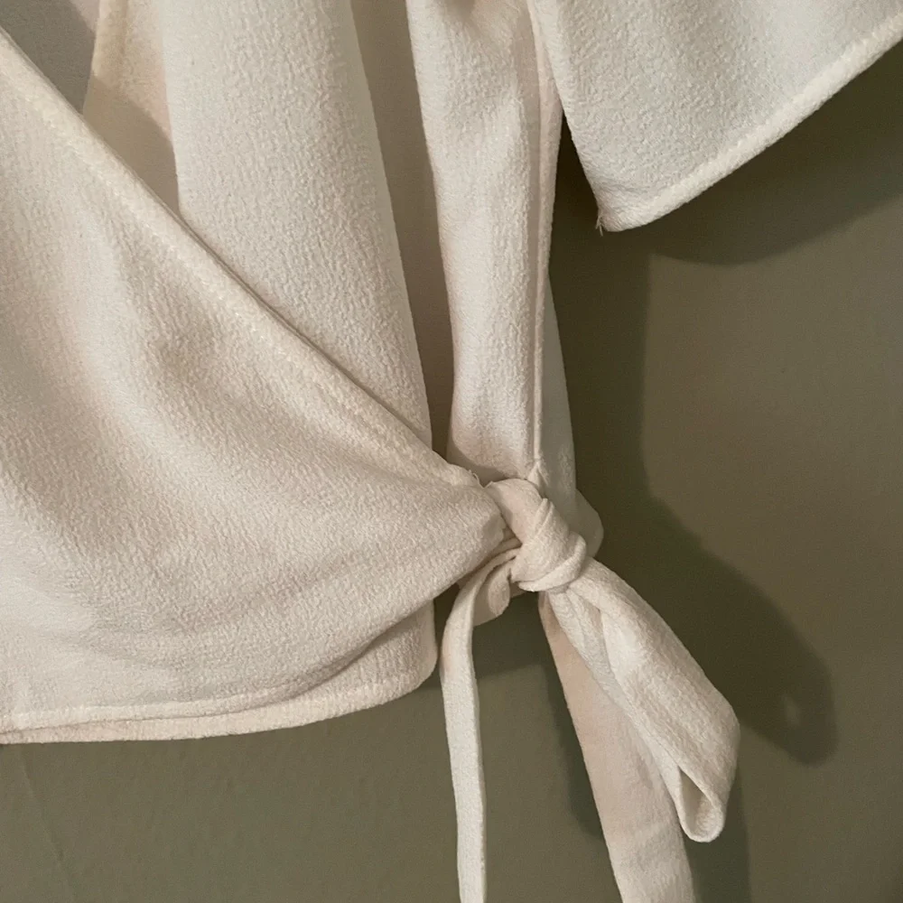 Xhilaration Tie Front Blouse - Size S - Picture 2 of 7